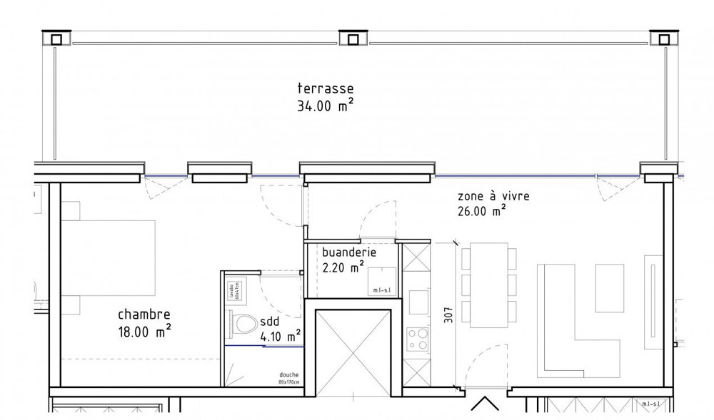 2.5 Zimmer Wohnung zum verkaufen in Crans-Montana - Bild 1/6