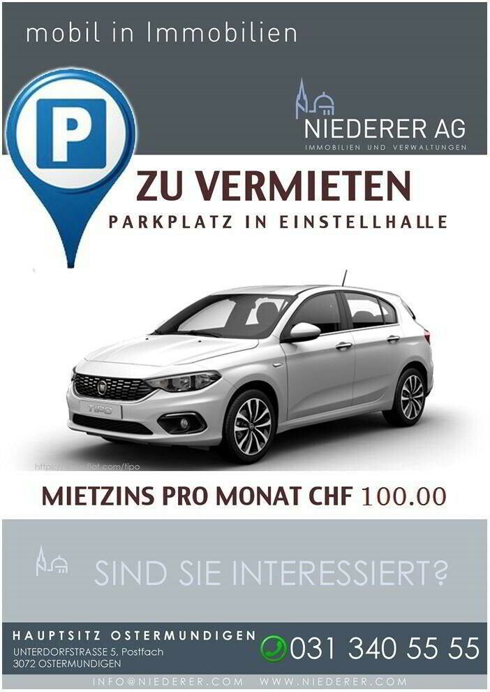 Parking souterrain en location à Bern - Réf 21245.72011