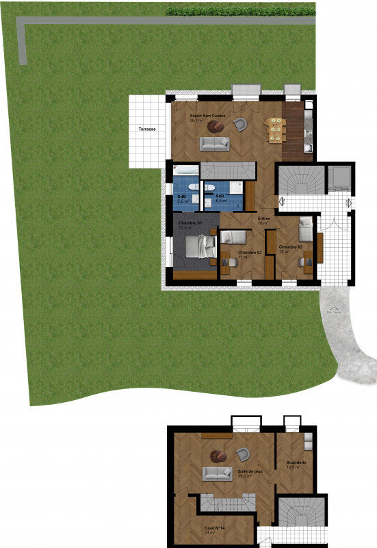 Appartement 5 pièces à acheter à Satigny - image 1/7