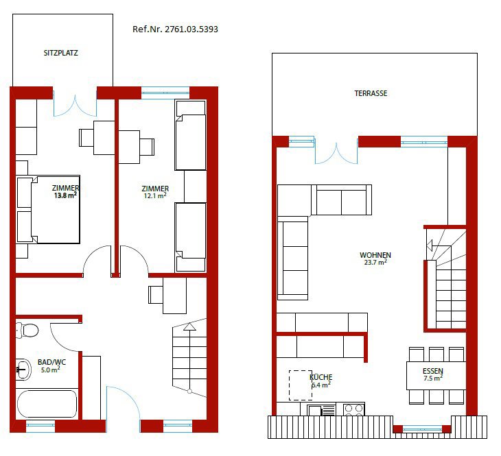 3.5 rooms Apartment for rent in Bischofszell - image 1/7