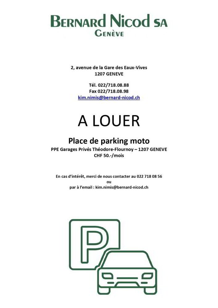 Parcheggio, garage di null locali in affitto a Geneva - immagine 1/1