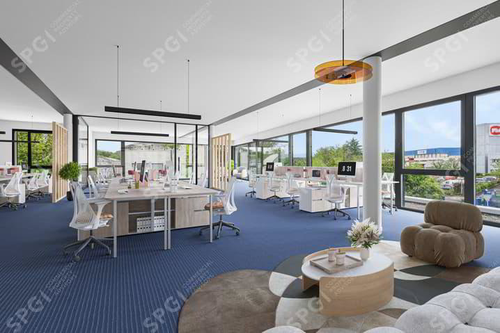 Bureaux, terrasses et rooftop en face du quartier Côté Gare -... - Ansicht 3