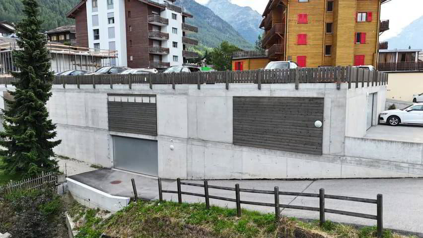 Premium-Parking im Dorfzentrum von Grächen - Ansicht 3