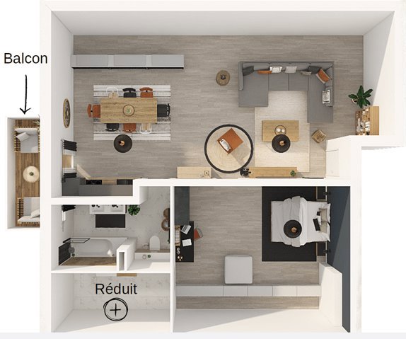 Appartement 2.5 pièces à acheter à Fleurier - image 1/5