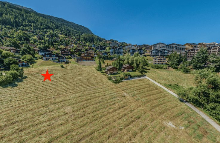 null Zimmer Grundstuck zum verkaufen in Haute-Nendaz - Bild 1/8