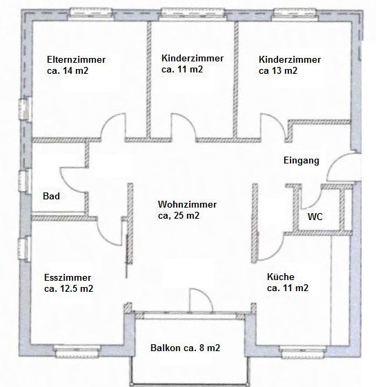4.5 Zimmer Wohnung zu vermieten in Walzenhausen - Bild 1/11