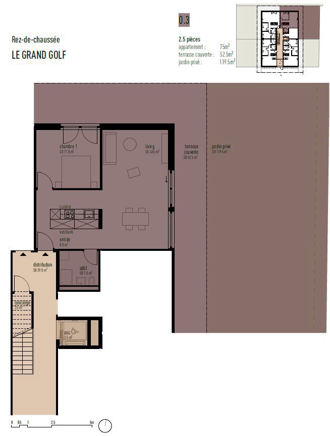 2 Zimmer Wohnung zum verkaufen in Sierre - Bild 1/10