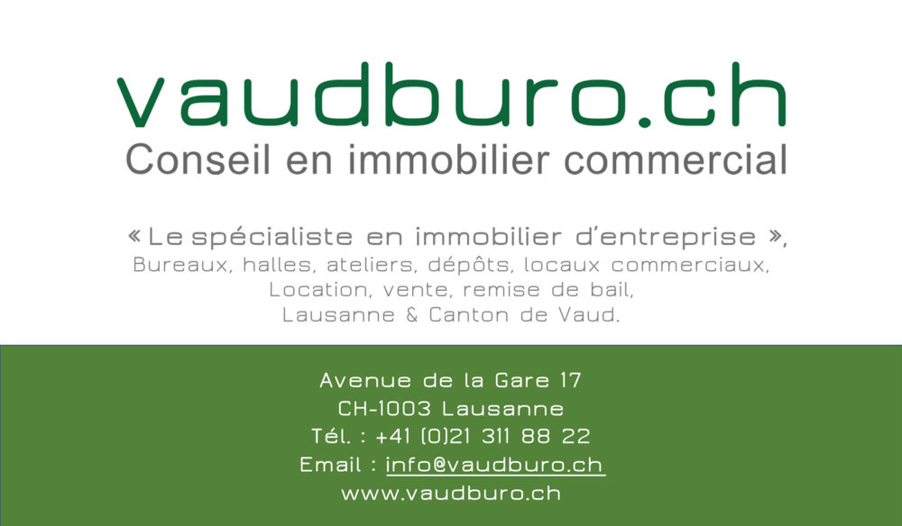 Bureau & Commerce null pièces à louer à Lausanne - image 1/10