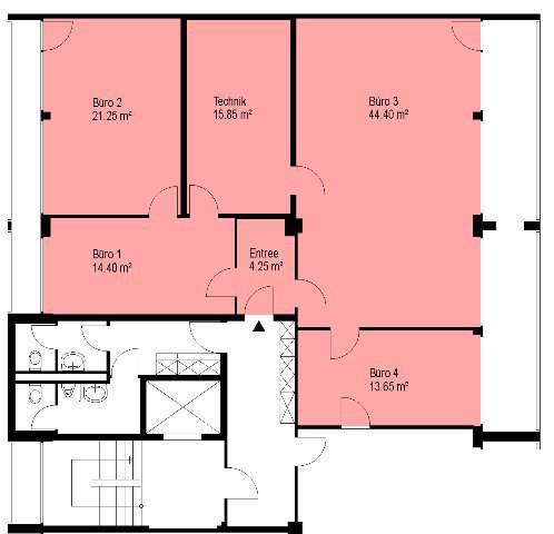 null rooms Office & Commercial for rent in Zug - image 1/7