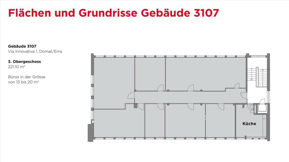 null Zimmer Büro zu vermieten in Domat/Ems - Bild 1/13