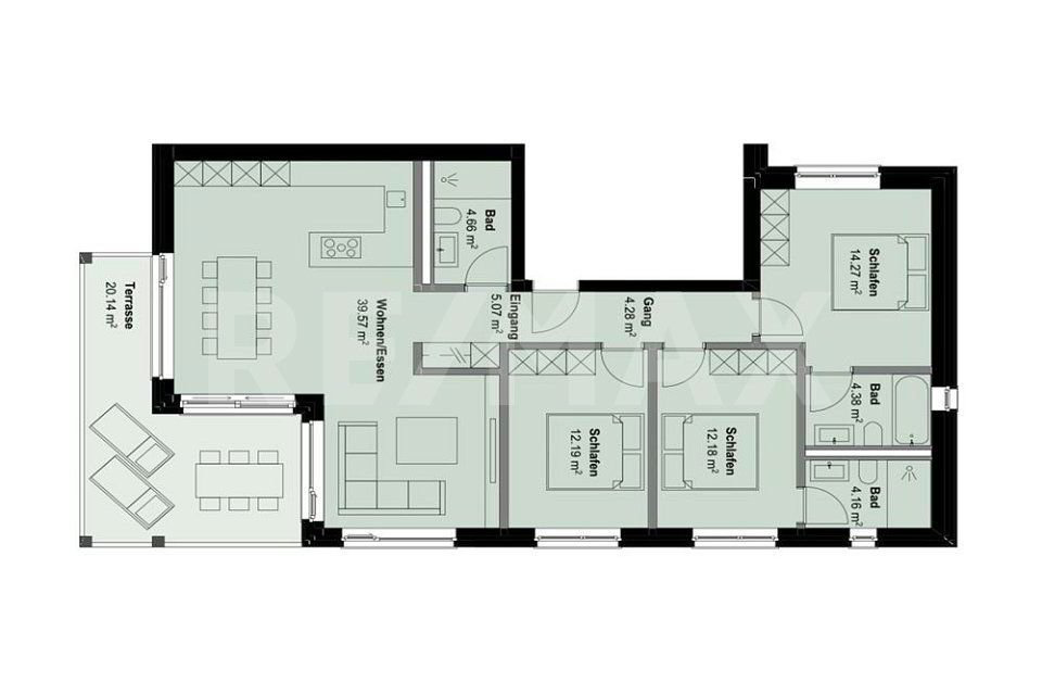 4.5 Zimmer Wohnung zum verkaufen in Klosters - Bild 1/7