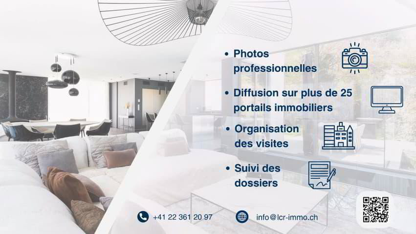 3.5 Zimmer Büro zu vermieten in Nyon - Bild 1/8
