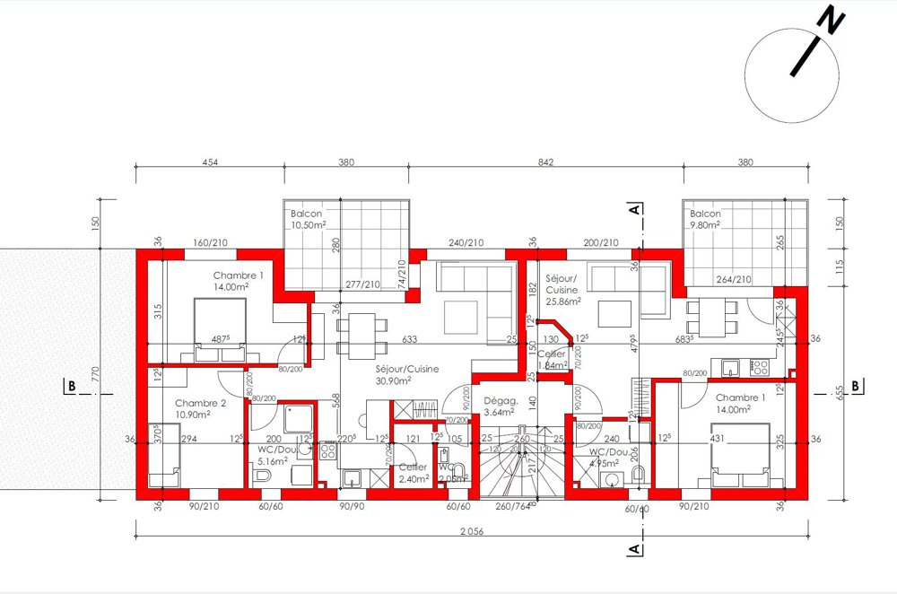 2 Zimmer Wohnung zum verkaufen in Charrat - Bild 1/6