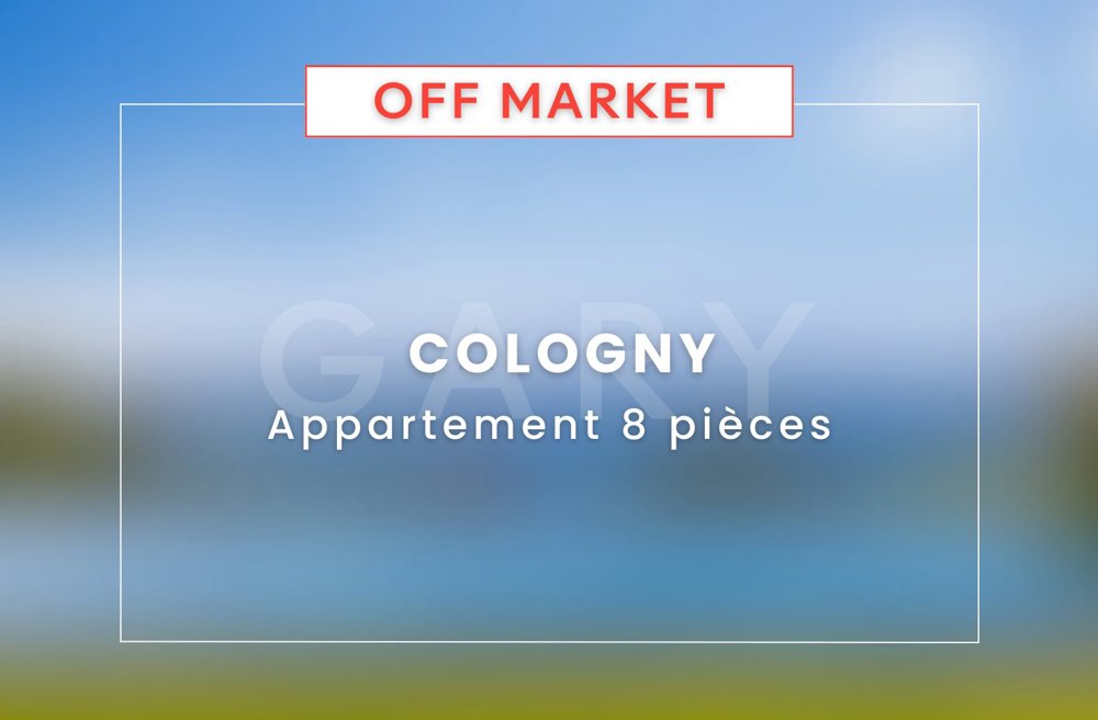 8 Zimmer Wohnung zum verkaufen in Cologny - Bild 1/1