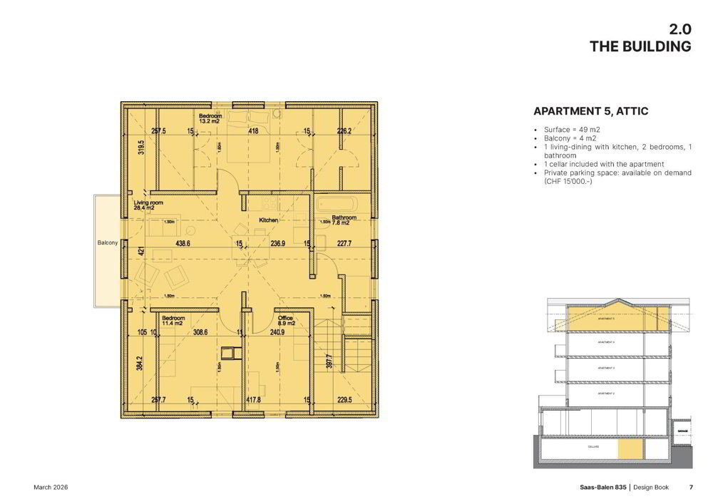 Wohnung – Saas-Balen - Ansicht 4