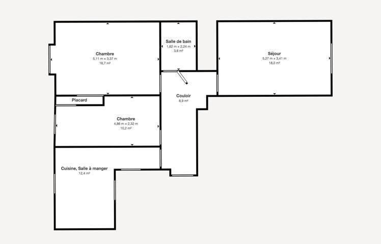 4 rooms Apartment for rent in Genève - image 1/7