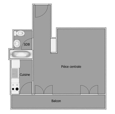 Appartement 1 pièces à louer à Neuenburg - image 1/7