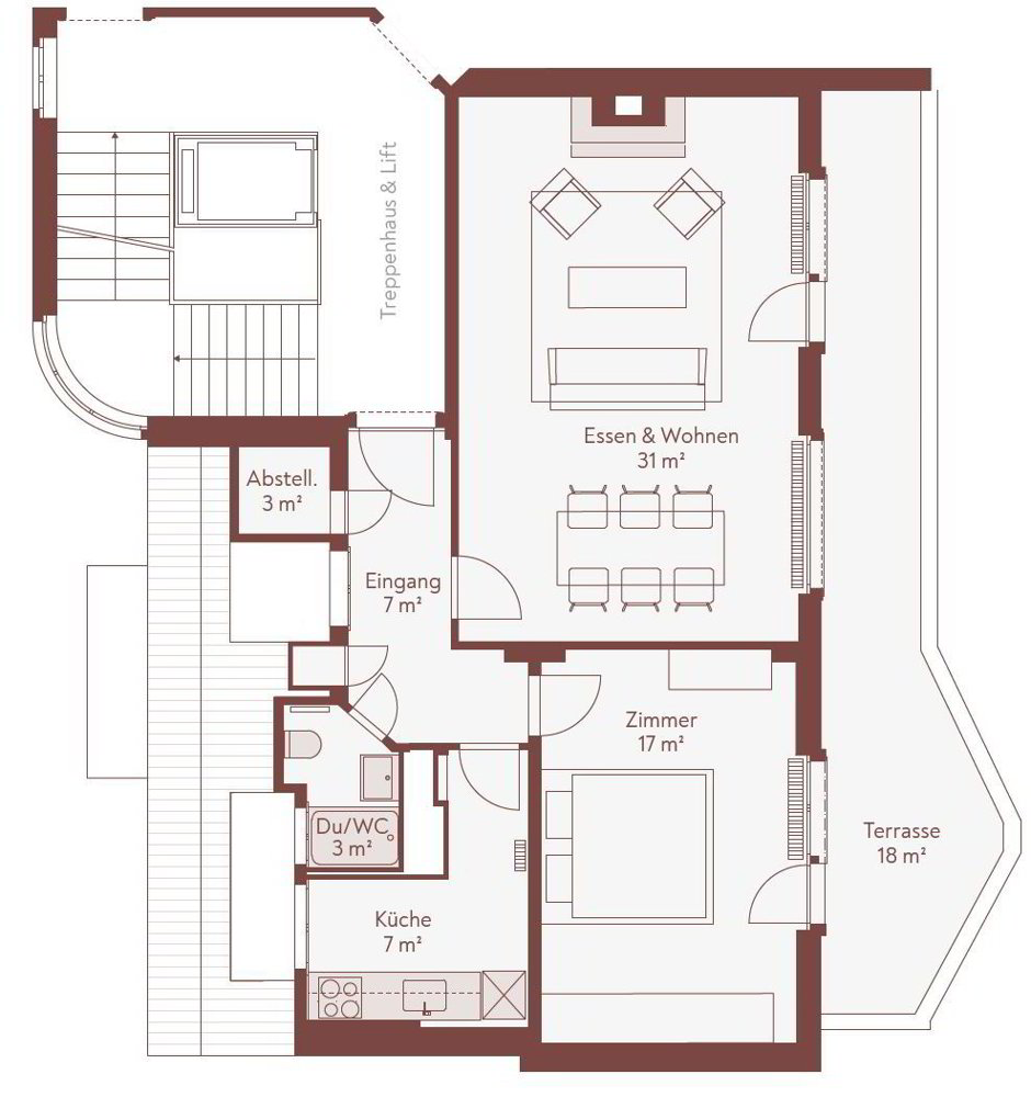 2.5 rooms Apartment for rent in Zürich - image 1/11