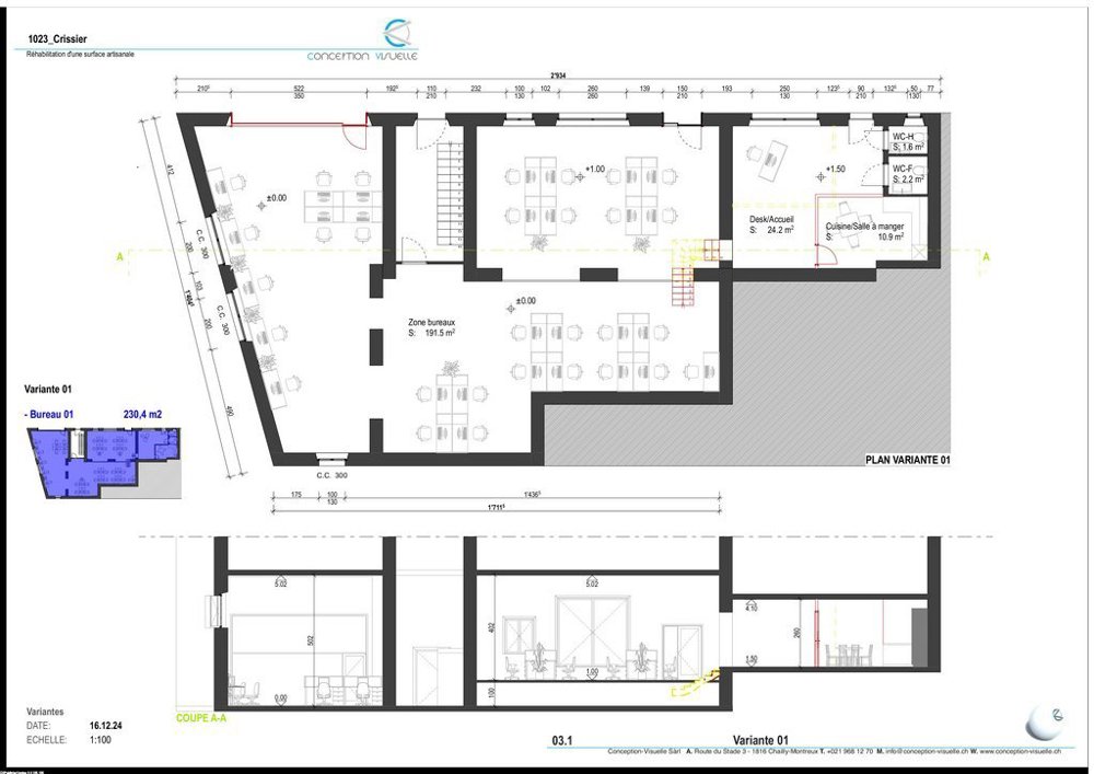 Ufficio & Commercio di null locali in affitto a Crissier - immagine 1/4