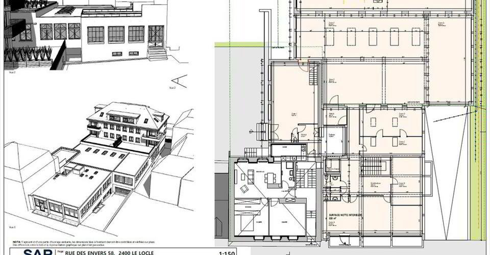 Ufficio & Commercio di null locali in affitto a Le Locle - immagine 1/6
