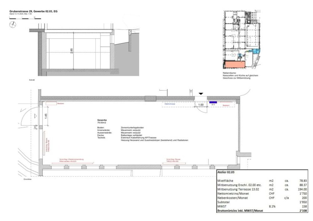Ufficio & Commercio di null locali in affitto a Zurich - immagine 1/7