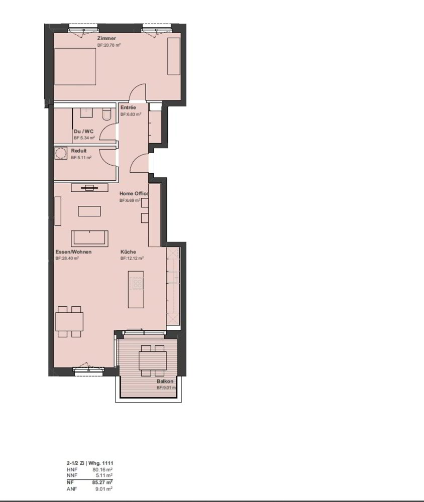 2.5 Zimmer Wohnung zum verkaufen in Egnach - Bild 1/6