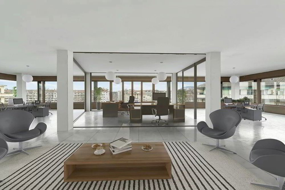 Bureau en location à Les Acacias - 123 m² - Ansicht 3