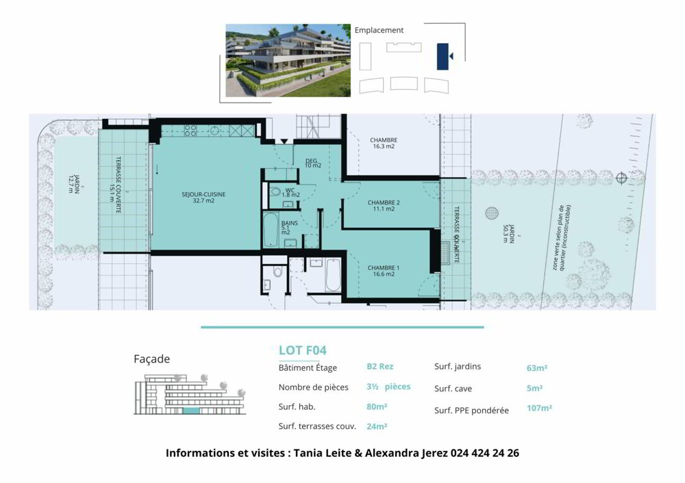 3 rooms Apartment to buy in Rolle - image 1/13