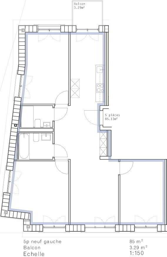 5 Zimmer Wohnung zu vermieten in Carouge GE - Bild 1/13