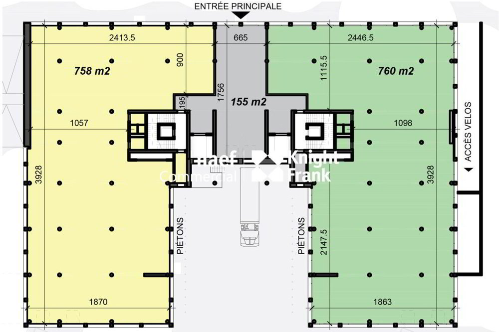 null Zimmer Büro zu vermieten in Meyrin - Bild 1/4