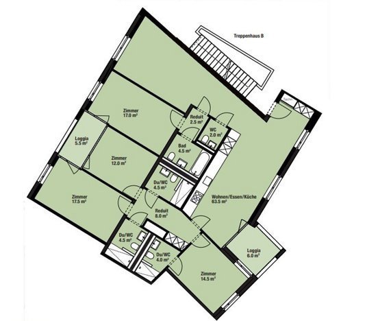 5 rooms Apartment for rent in Opfikon - image 1/8