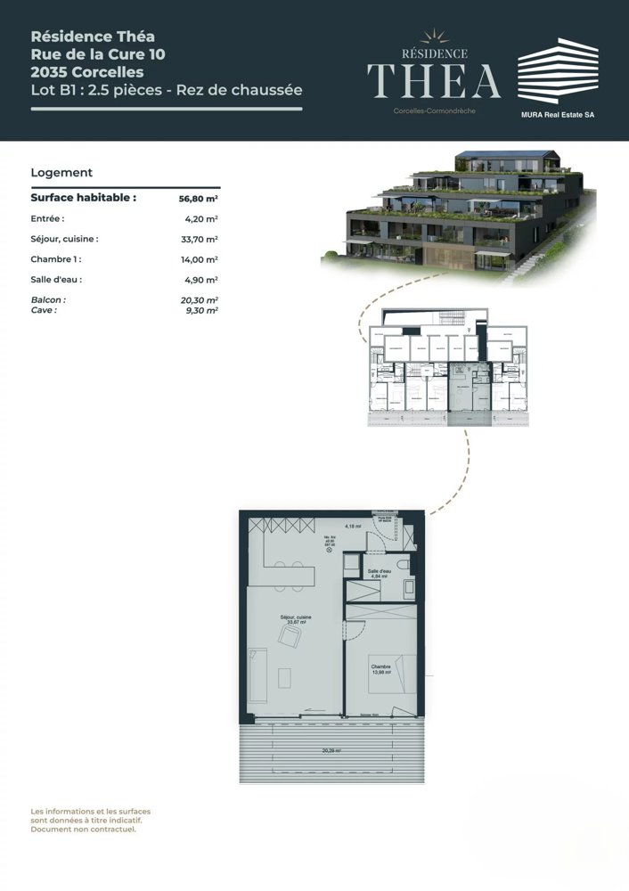 2 rooms Apartment to buy in Neuchâtel - image 1/6