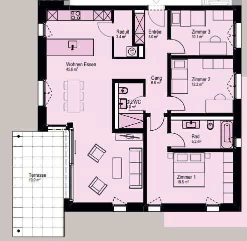 4.5 rooms Apartment to buy in Bad Zurzach - image 1/13