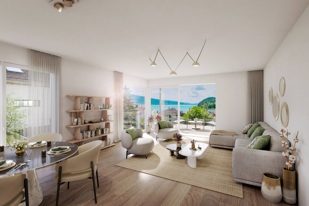 2 Zimmer Wohnung zum verkaufen in Le Pont - Bild 1/4