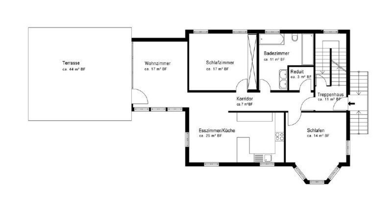 Appartement 3 pièces à louer à Ballwil - image 1/10