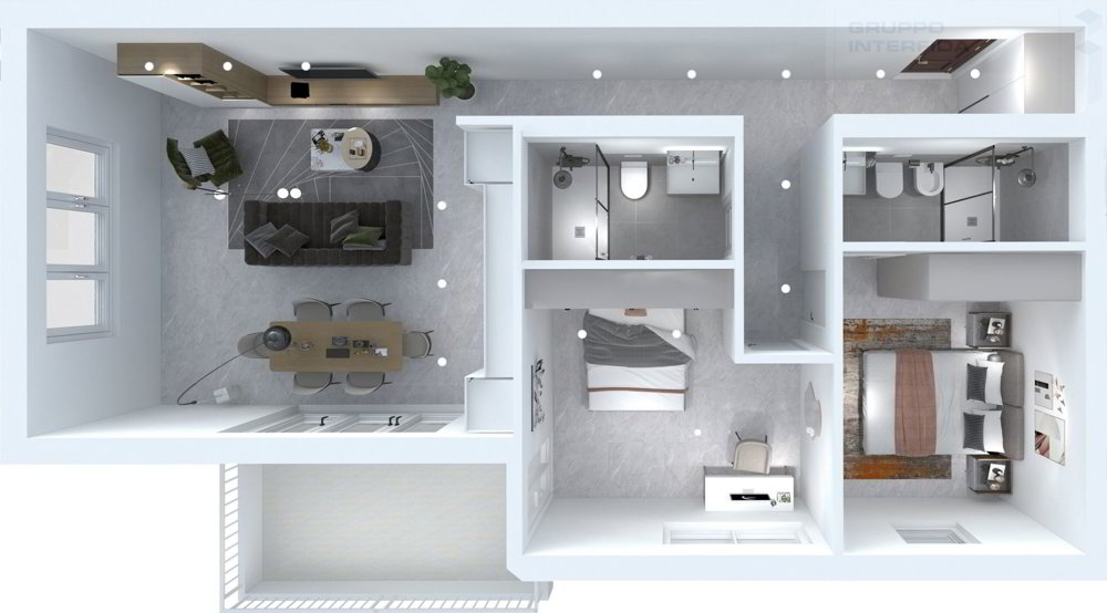 3 Zimmer Wohnung zu vermieten in Mendrisio - Bild 1/8