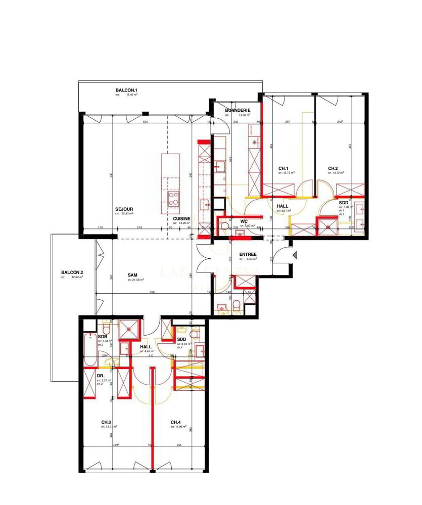 6 Zimmer Wohnung zum verkaufen in Geneva - Bild 1/12