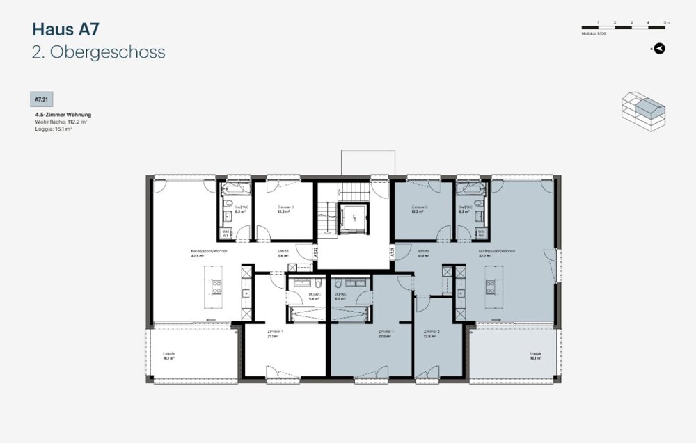 4 Zimmer Wohnung zum verkaufen in Arbon - Bild 1/8