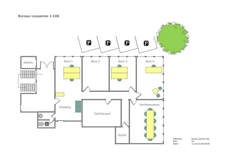 Ufficio & Commercio di 6 locali in affitto a Le Mont-sur-Lausanne - immagine 1/11