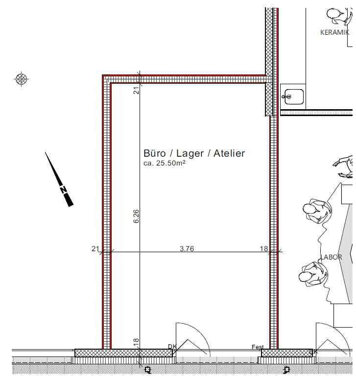 1 Zimmer Büro zu vermieten in Ruswil - Bild 1/3