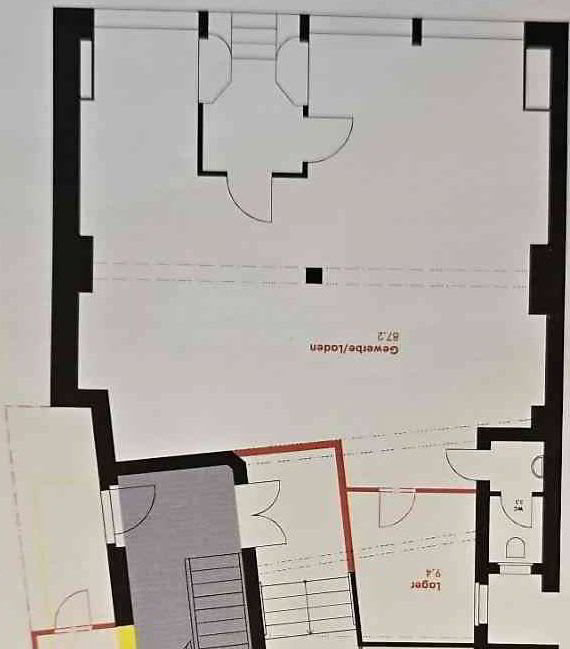 1 Zimmer Büro zu vermieten in Rorschach - Bild 1/12