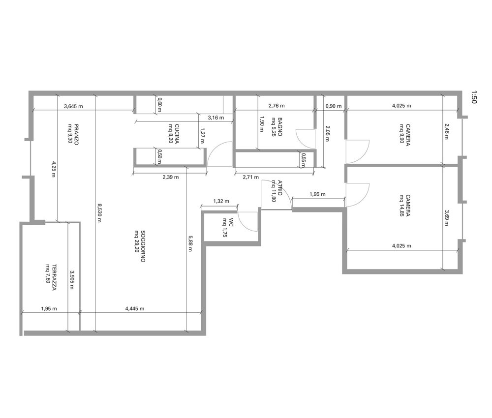 3.5 rooms Apartment for rent in Bellinzona - image 1/9