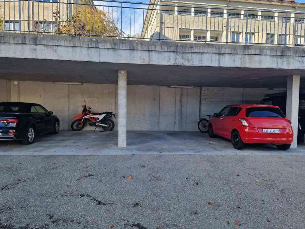 null Zimmer Parkplatz, Garage zu vermieten in Teufen AR - Bild 1/6