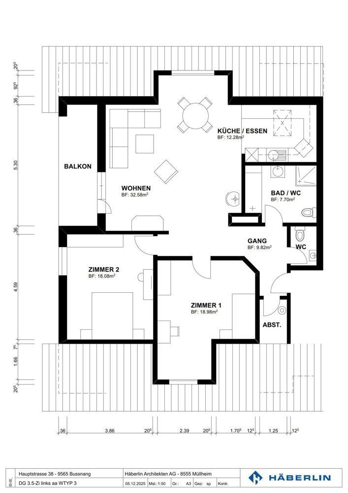 3.5 Zimmer Wohnung zu vermieten in Bussnang - Bild 1/11