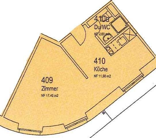 1 Zimmer Wohnung zu vermieten in St. Gallen - Bild 1/5