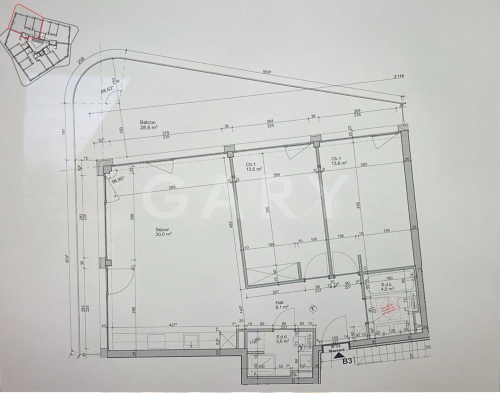 4 Zimmer Wohnung zum verkaufen in Thônex - Bild 1/2