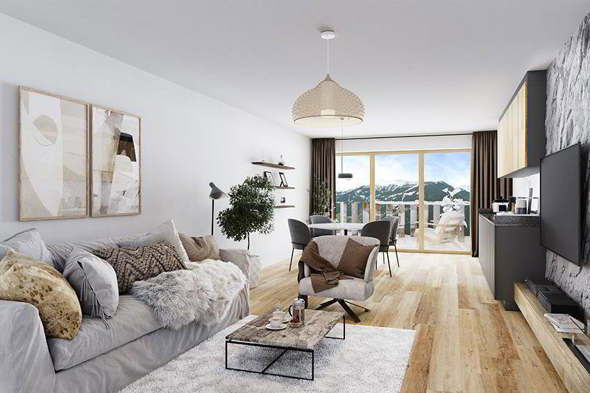 3 Zimmer Wohnung zum verkaufen in Verbier - Bild 1/6