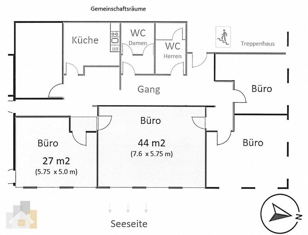 null Zimmer Büro zu vermieten in Romanshorn - Bild 1/3