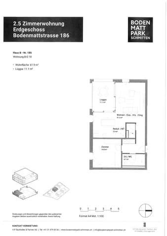 Appartement 2.5 pièces à louer à Schmitten FR - image 1/8