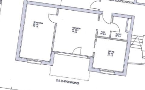 2.5 Zimmer Wohnung zu vermieten in Walzenhausen - Bild 1/7